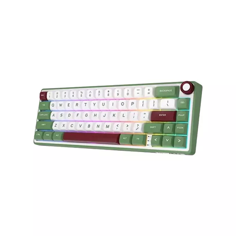 Royal Kludge RK R65 Wired RGB Brown Switch Mechanical Gaming Keyboard (Greensand)-gallery-3