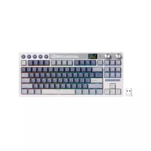 Royal Kludge M87 Mechanical Keyboard - Cream Switch-gallery-1
