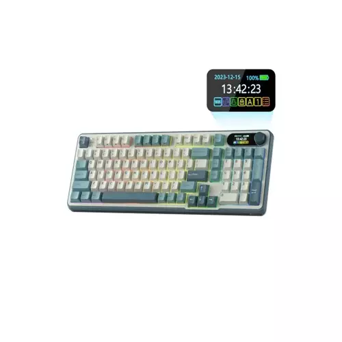 Royal Kludge S98 Tri-Mode Hot-Swappable Mechanical Keyboard - Chartreuses Switch-gallery-2