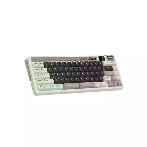 ROYAL KLUDGE RK M70 Tri Mode Mechanical Gaming Keyboard Beige Switch