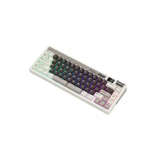 ROYAL KLUDGE RK M70 Tri Mode Mechanical Gaming Keyboard Beige Switch-gallery-1