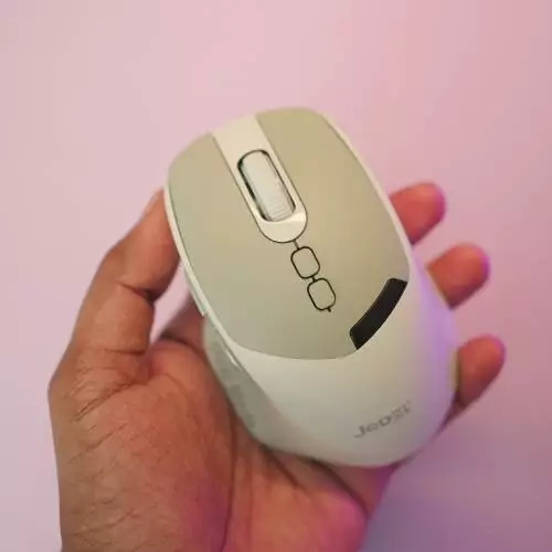 Jedel WD155 7D Dual-Mode Wireless Charging Mouse (Green)-gallery-1