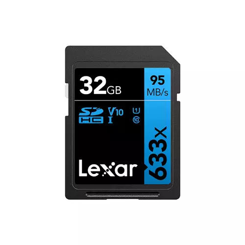 LEXAR 32GB PROFESSIONAL 633X UHS-I SDHC MEMORY CARD
