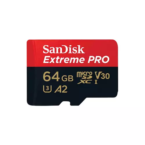 SANDISK EXTREME PRO SQXCY 64GB MICROSDXC MEMORY CARD-gallery-1