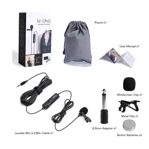 Maono AU-100 Podcast Lavalier Microphone-gallery-1