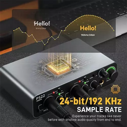 MAONO ProStudio PS22 USB-C Audio Interface (Gray)-gallery-1