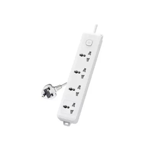 Deli CT703ES 3 Pin 4 Port 3 Meter Power Strip