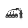 DTECH DT-3020 USB2.0 4-PORT USB HUB-gallery-1