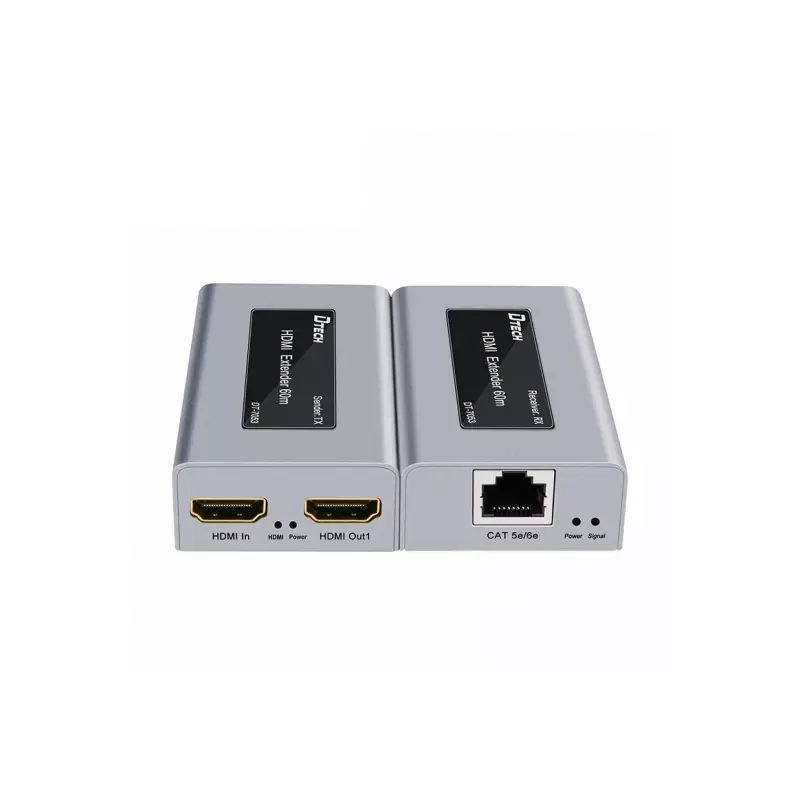 DTECH DT-7053 HDMI SINGLE CAT5E/6 60M EXTENDER-gallery-1