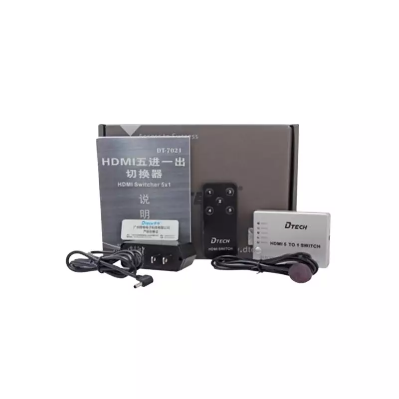 Dtech DT-7021 5 TO 1 HDMI Switch-gallery-2