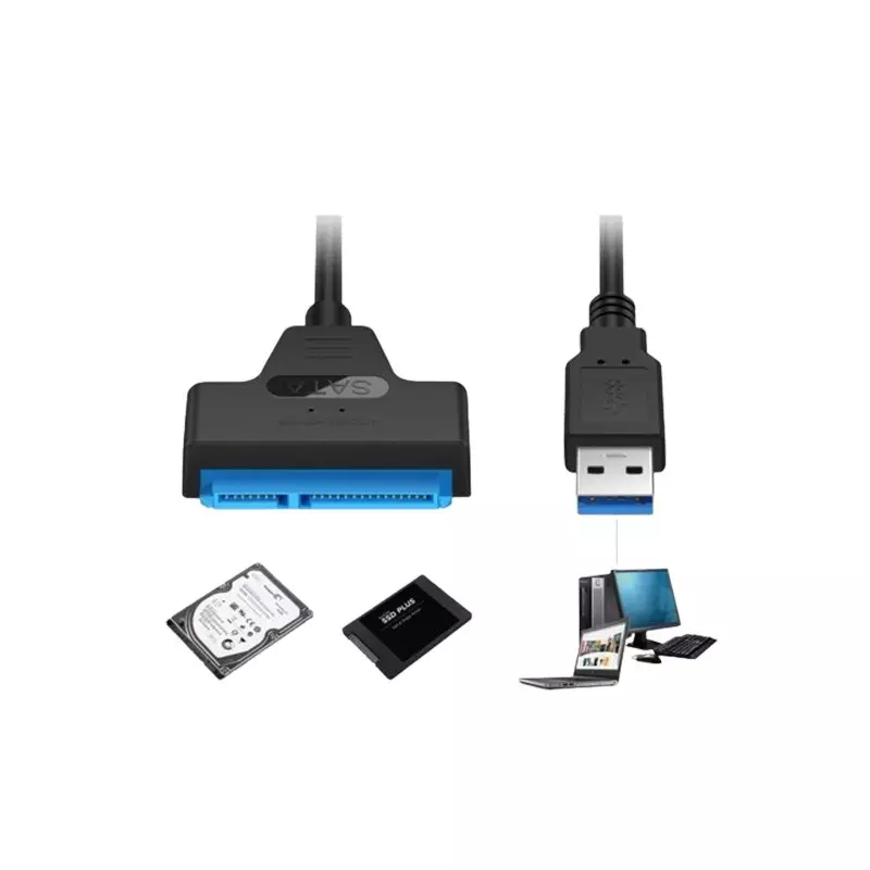 Dtech SATA 22Pin 2.5-Inch External Hard Drive USB to SATA Cable-gallery-3