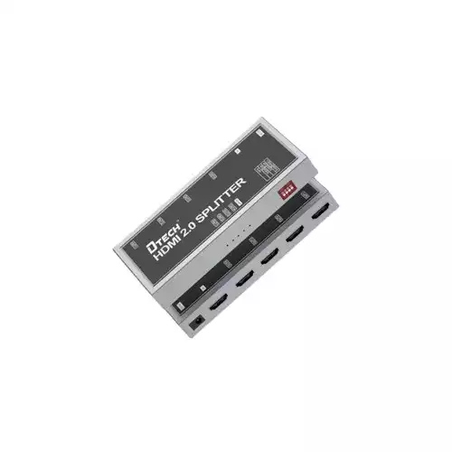 Dtech DT 7214 4K HDMI Splitter (Silver)