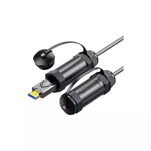 Dtech DT-HF8005KF 8K 5-Meter Optical Fiber Male to Male HDMI Cable with Waterproof Shell-gallery-1