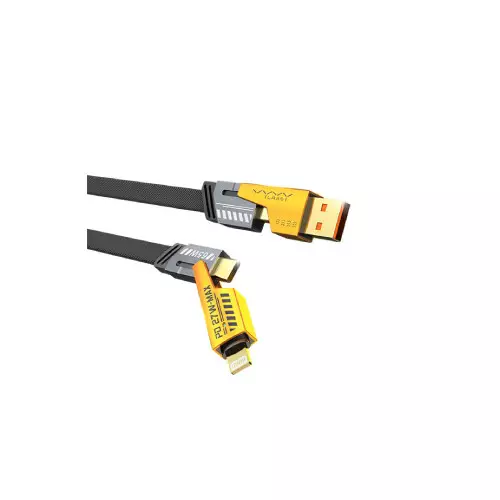 Vyvylabs Elite Series 65W 4 in 1 Fast Charging Data Cable (VCSHY65-BK)-gallery-1