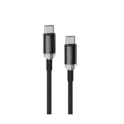 Vyvylabs VCSCC-02 Crystal Series Type-C to Type-C Fast Charging Cable