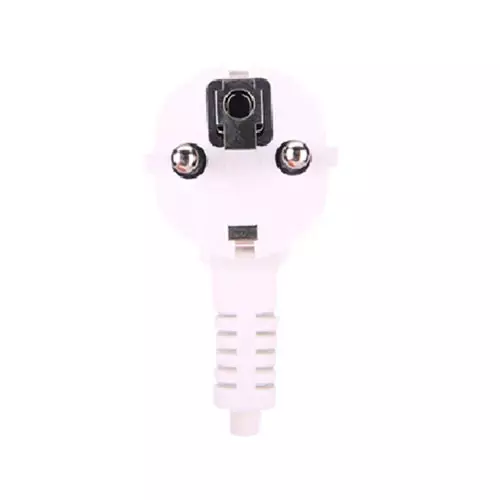 Deli E18338 3 Port White 2 Pin Power Strip-gallery-1