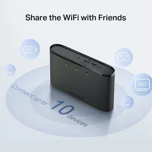 Mercusys MT110 4G LTE 150 Mbps Mobile Wi-Fi Pocket Router-gallery-4