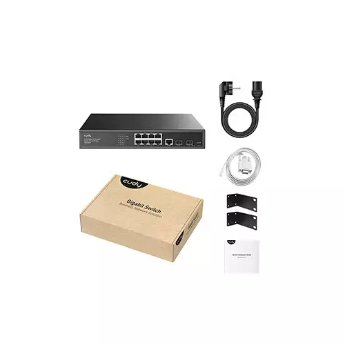Cudy GS2008S2 8-GbE 2-SFP L2 Managed Gigabit Switch-gallery-2