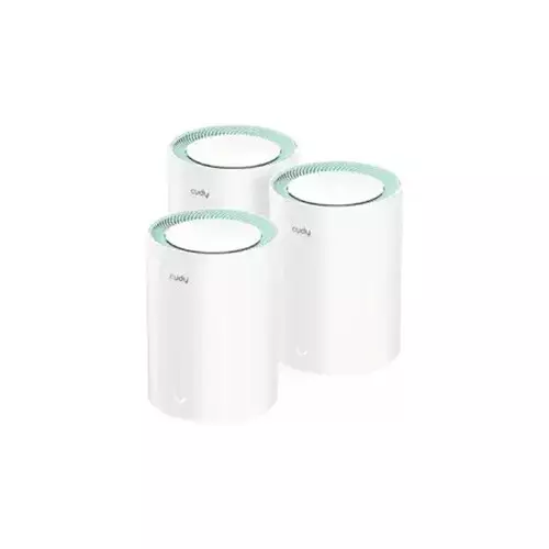 Cudy M1500 3-Pack AX1500 Dual Band Wi-Fi 6 Mesh System Router