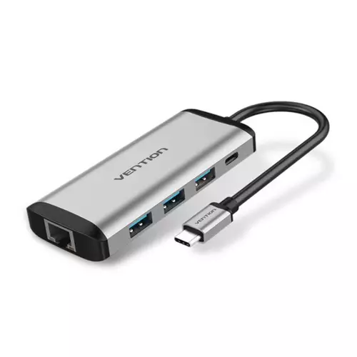 Vention TGDHB 5 in 1 Type-C to USB3.0 Gigabit PD Hub-gallery-1