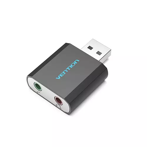 Vention VAB-S17-B USB External Sound Card