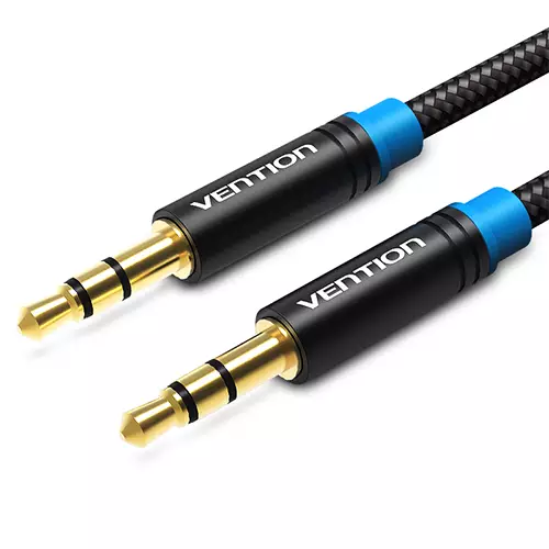 Vention P350AC500-B-M Cotton Braided Audio Cable-gallery-1