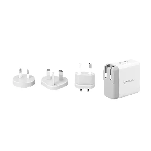 MicroPack MWC-236 Q3 Travel charger with 3 charging adapter-gallery-1