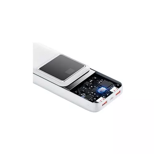 Vention FHLW0 22.5W LED Digital Display 20000mAh Power Bank (White)-gallery-1