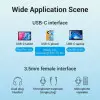 Vention BGPHY USB-C Male to TRS Audio & Mic Jack Converter-gallery-2
