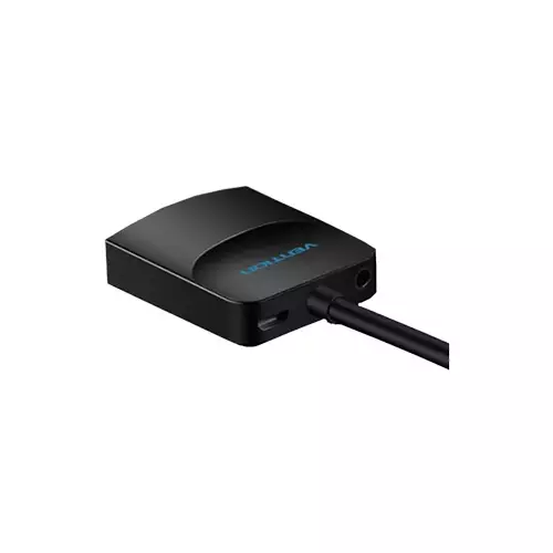 Vention ACNBB VGA Male to HDMI, 3.5mm Audio & Micro USB Female Converter (Black)-gallery-1