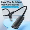 VENTION CBKBL USB 2.0 Type-A Male to Type-A Femalee Extension Cable 10 Meter Black-gallery-1