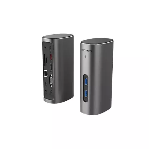 VENTION TPJH0-EU USB-C 12-in-1 Vertical Hub Docking Station-gallery-1