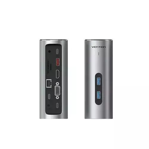 VENTION TPJH0-EU USB-C 12-in-1 Vertical Hub Docking Station-gallery-2