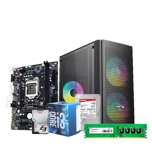 INTEL CORE I3 6TH GEN H110M 8GB RAM 128GB SSD 1TB CORPORATE PC
