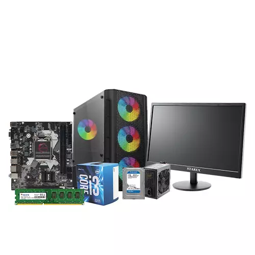 INTEL CORE I3 6TH GEN AFOX H110 8GB RAM 1TB HDD CORPORATE PC
