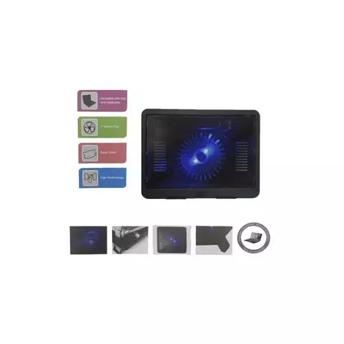 TCLP3000 Laptop Notebook Cooler Cooling Pad (Black)-gallery-3