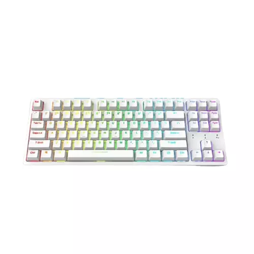 Dareu A87 V2 Wireless Hotswappable Mechanical Keyboard (White)-gallery-1