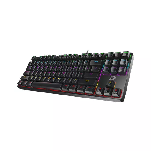 Dareu EK87 Mechanical Gaming Keyboard - Black (Red Switch)-gallery-1
