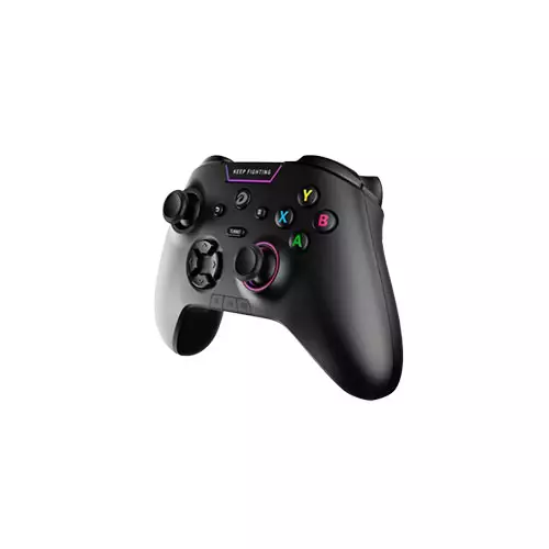 DAREU H105 TRI-MODE WIRELESS GAMEPAD 360° JOYSTICK CONTROLLER (BLACK)-gallery-1