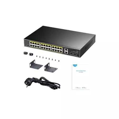 Cudy GS1026PS2 24-GbE PoE Switch with 2 Uplink GbE and 2 Uplink SFP-gallery-2
