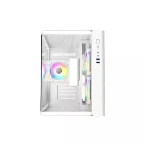 Revenger Air Tank Mini 5 ARGB Fans Mid Tower Micro ATX Gaming Desktop Case White-gallery-5