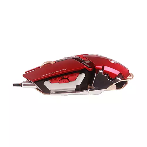 Meetion MT-M985 Metal Mechanical Programmable Gaming Mouse (Red)-gallery-2
