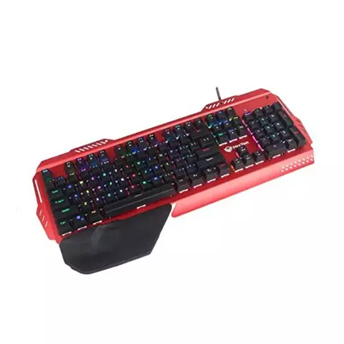 MeeTion MT-MK20 Full Key Anti-Ghosting Metal Mechanical Gaming Keyboard (RED)-gallery-1