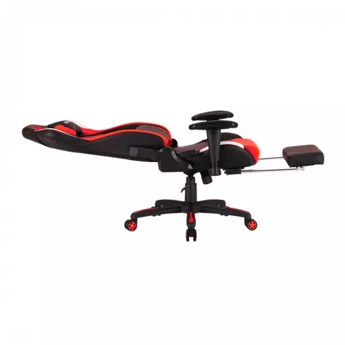 MEETION MT-CHR22 LEATHER RECLINING E-SPORT FOOTREST GAMING CHAIR (Red)-gallery-4