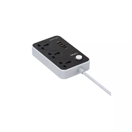 LDNIO SC3412 3 AC Outlets 3 QC 3.0 USB Port Universal Power Strip-gallery-1