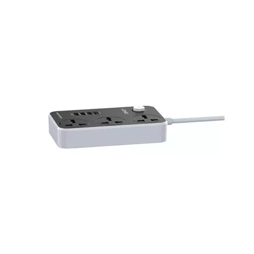 LDNIO SC3412 3 AC Outlets 3 QC 3.0 USB Port Universal Power Strip-gallery-2