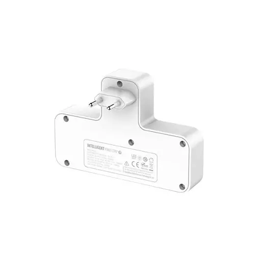 LDNIO SC2311 Fast Charging 2 Way 5 Port Wall Power Socket With LED Lamp-gallery-1