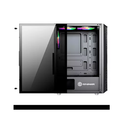REVENGER SHOCKWAVE MID TOWER RGB GAMING CASE-gallery-1