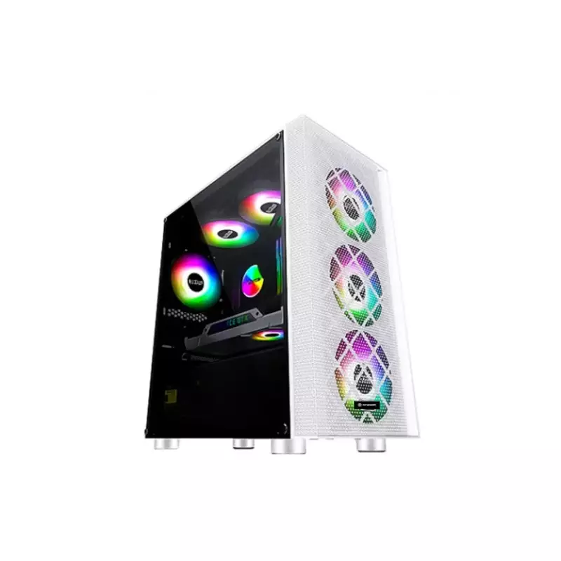 REVENGER GAME 6 MID TOWER WHITE GAMING M-ATX CASING-gallery-1