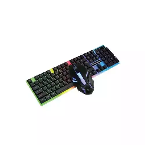 Revenger RKM-24G Suspension Seven Colour Keyboard & Mouse Combo (Black)